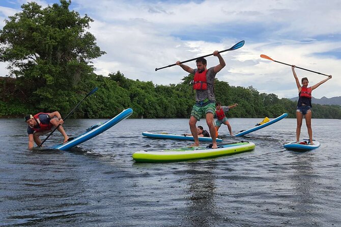 1.5 - 2 hour afternoon SUP class for all ages and levels - Learning to paddle on the River Kwai