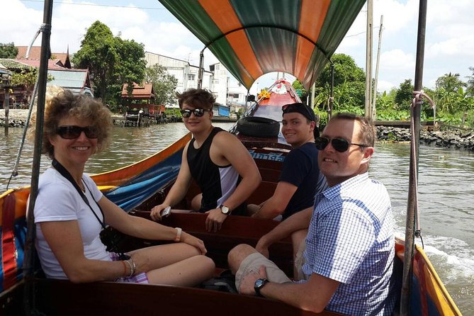 2-hour SUNSET Canal Tour + FOODS Tasting with Tour Guide - Royal Barges and a Historic Bangkok View