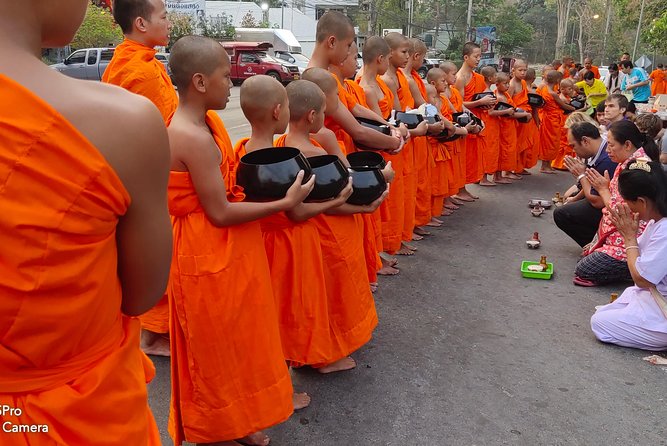 4 highlights: Sticky Waterfall/Elephants/local market /Wat Banden - Lunch and the taste of a local day