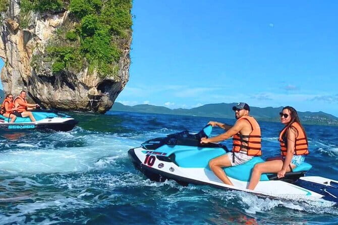 4 Hours and 50km Jet Ski Tour to 6 Phuket Islands - Monkey Island, mangroves, and the changing route