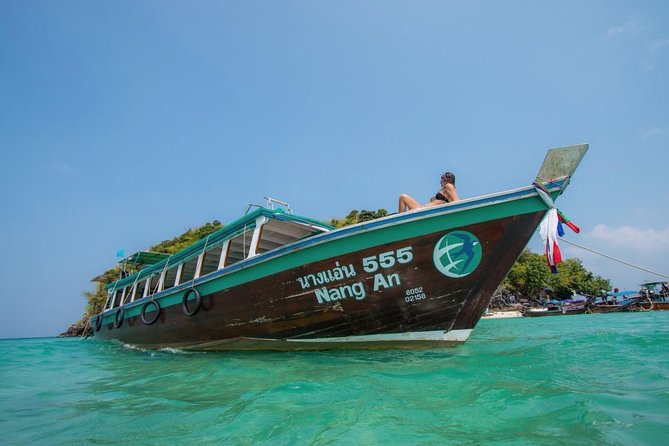4 Island Tour by Traditional Big Longtail Boat from Krabi - Tup and Mor Islands: the sandbar depends on the tide