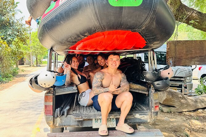 7 Hour Sticky Waterfall and Double Rafting Adventure - Rural Chiang Mai on the way out