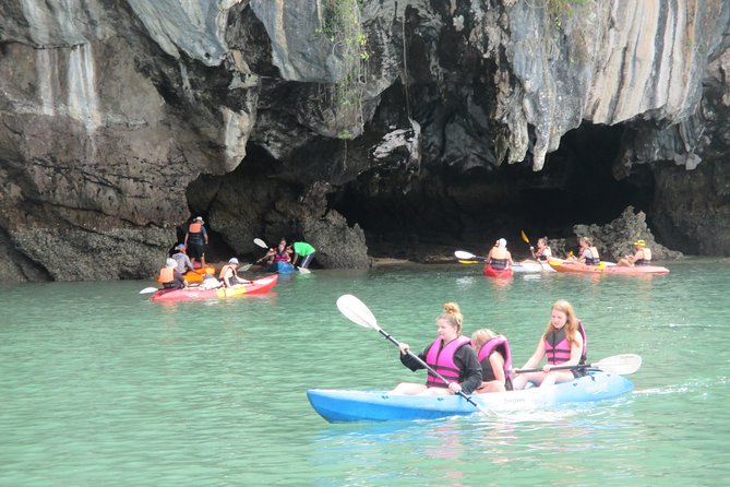 A full day exploring kayaking 3 islands (Talabeng sea cave) - Koh Bubu lunch and beach time