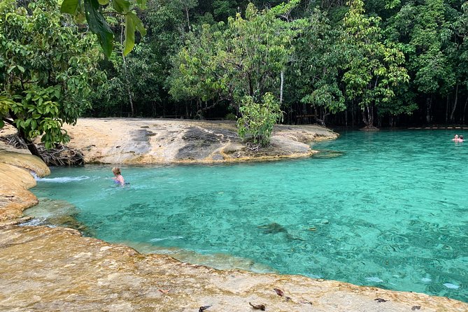 All day Krabi Jungle Tour (Hot Spring Water, Emerald Pool, Tiger Cave Temple) - Vans, pickup, and the long road home