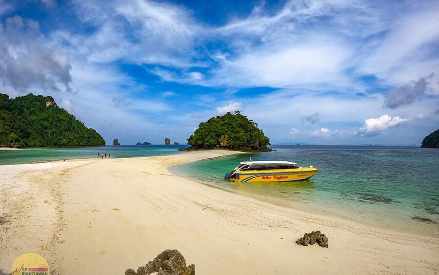 Ao Nang: 4 Islands Day Tour by Speedboat or Longtail Boat - Chicken Island’s limestone landmark