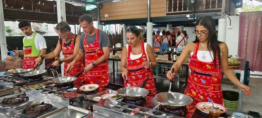 Ao Nang: Authentic Thai Local Cooking Class - Making curry paste is the hands-on highlight