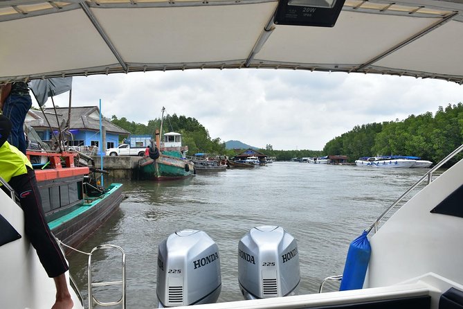 Ao Nang to Phuket by Green Planet Speed Boat via Koh Yao Islands - Arriving at Bang Rong Pier in northern Phuket