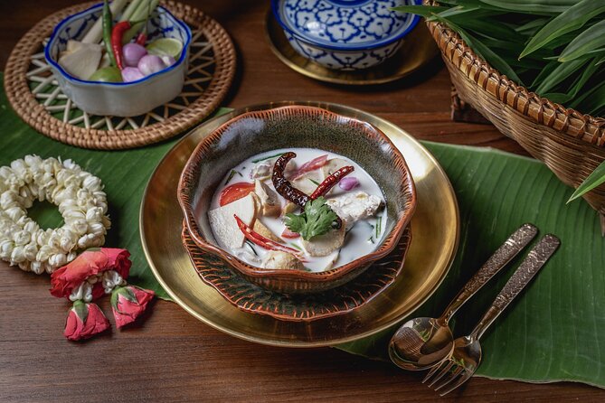 Authentic Thai Cooking with the Largest market visit &TukTuk ride - Inside the clean, modern cooking school