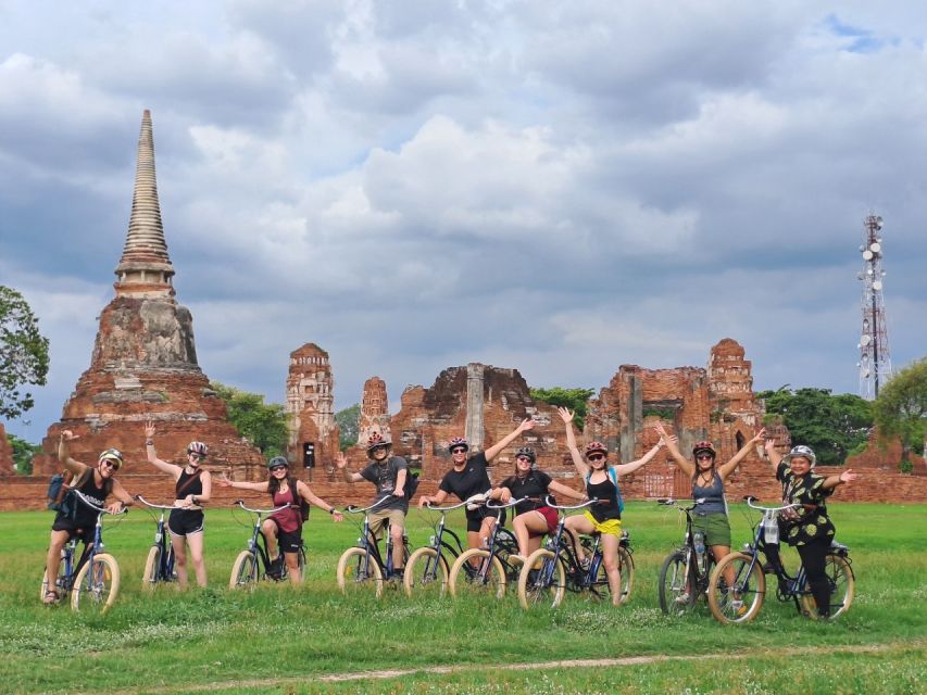 Ayutthaya City and Historical Park Bike Tour - Crossing the Pasak River by ferry