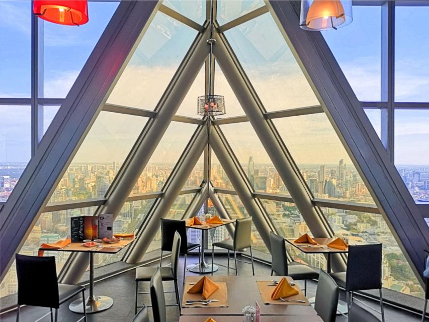Bangkok: Baiyoke Observation Deck Ticket with Buffet Meal - Arriving at Baiyoke Tower in central Bangkok
