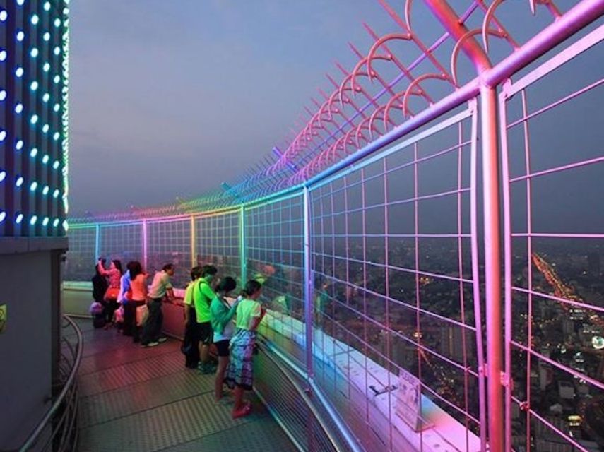 Bangkok: Baiyoke Tower Balcony Buffet & Observation Deck - Outdoor balcony seating on the 81st floor
