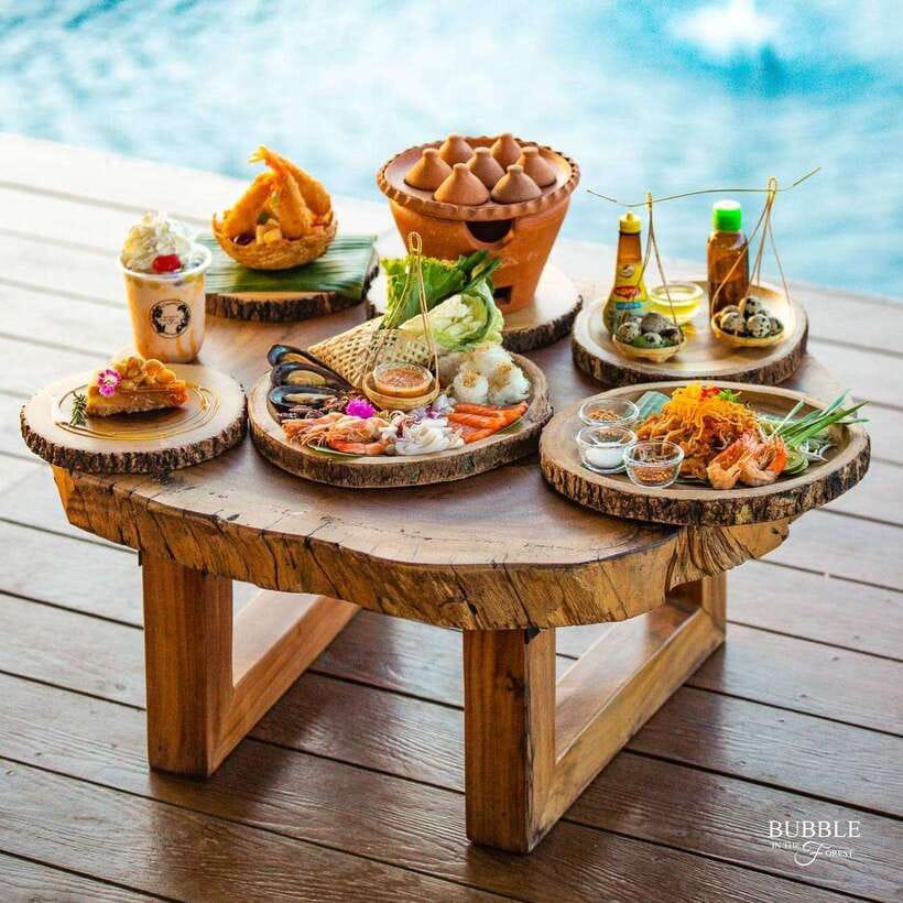 Bangkok: Bubble in the Forest Cafe Food Packages - The 90-minute food package