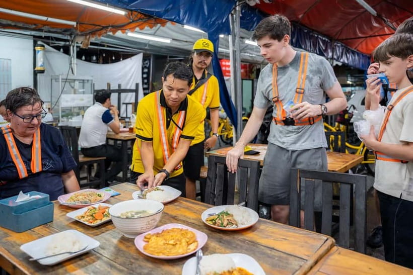 Bangkok by Night Cycling Tour with Street-food Meal - Chinatown after the daytime rush