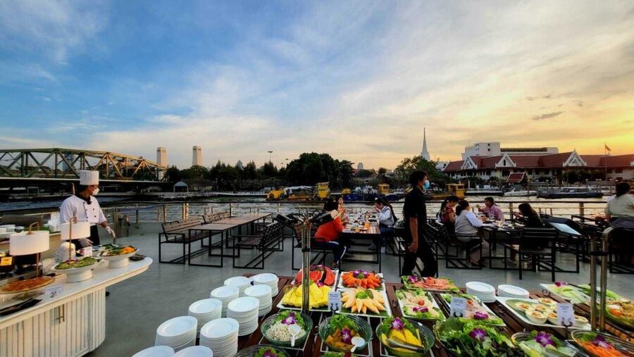 Bangkok: Calypso x White Orchid Cruise with Private Transfer - Moving from the cruise to Asiatique