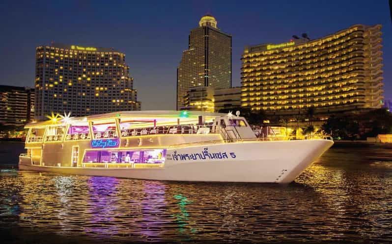 Bangkok: Chao Phraya Princess Dinner Cruise - Wat Arun, the first major riverside view