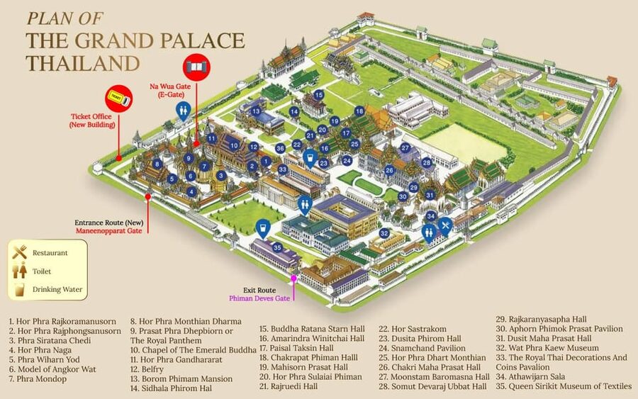 Bangkok: Grand Palace Skip-the-Line Entry Ticket - Key points at a glance