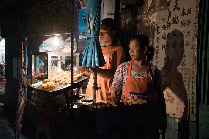 Bangkok Hidden Paths Night Biking Tour with Street-food Meal - Starting at River City near Charoen Krung