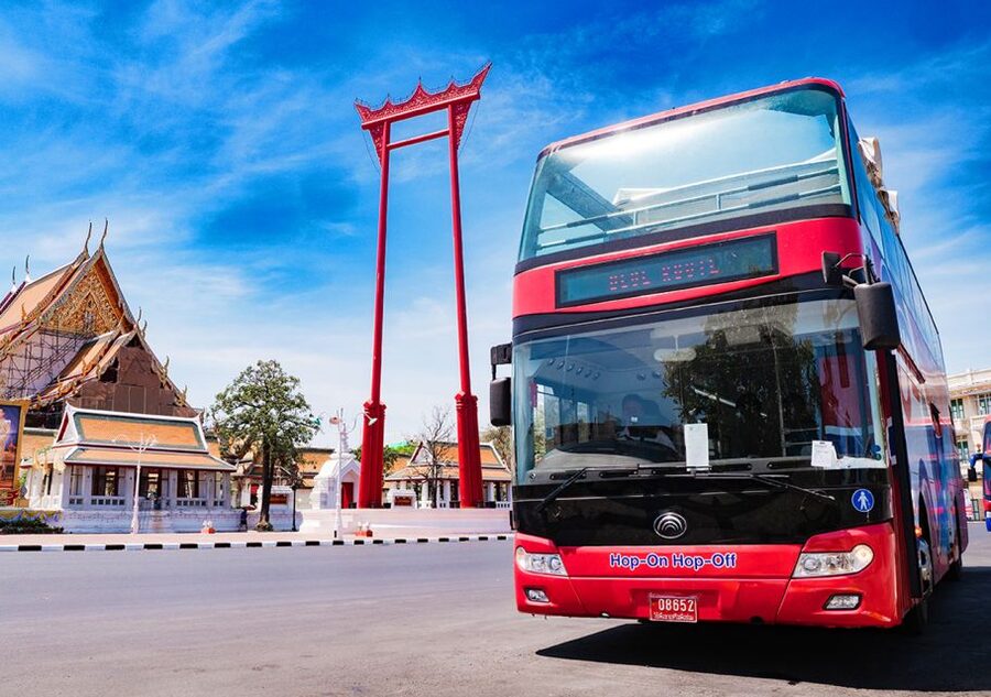 Bangkok: Hop-On Hop-Off Bus with 24, 48 or 72-Hour Validity - Loha Prasat, Khao San Road, and the Giant Swing