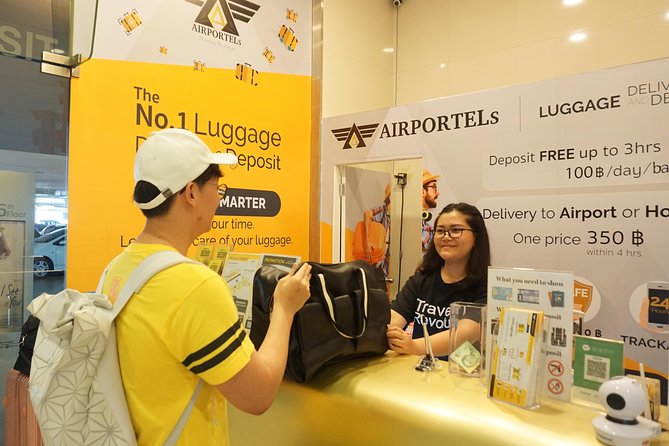 Bangkok Luggage Delivery from Hotel to Airport - Suvarnabhumi pickup is convenient but not obvious