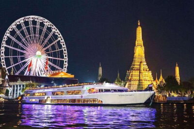 Luxury White Dinner Cruise Free Flow Beer and Wine