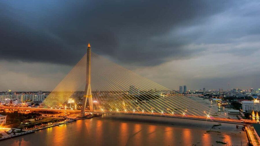 Bangkok: Luxury White Sunset or Dinner Cruise with Beer - Buffet dining and drink service