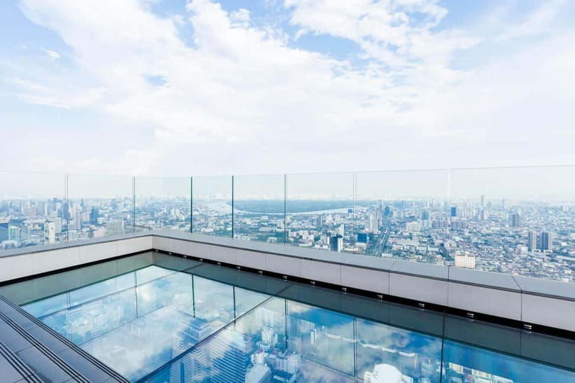 Bangkok: Mahanakhon Skywalk Sunset Ticket with Photo - Going up to the 78th-floor rooftop