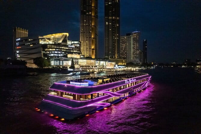 Bangkok Opulence Chao Phraya River Dinner Cruise from ICONSIAM - A three-deck boat with two different moods