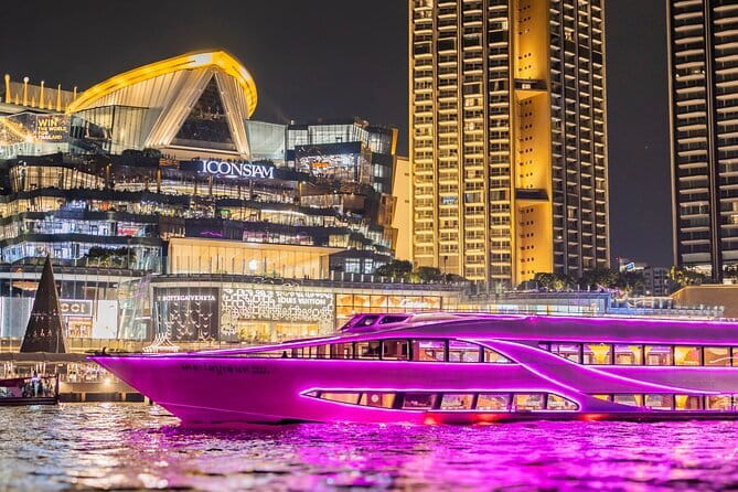 Bangkok Opulence Chao Phraya River Dinner Cruise from ICONSIAM - The Chao Phraya at night