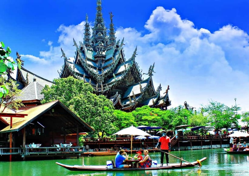 Bangkok: Pattaya Truth Sanctuary Guided Tour & Coral Island - The Sanctuary of Truth: teak, symbols, and ongoing work