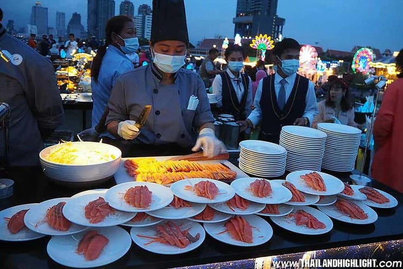 Bangkok:The Planet Sunset&Dinner Cruise on Chao Phraya River - The river route, from River City to Rama VIII Bridge
