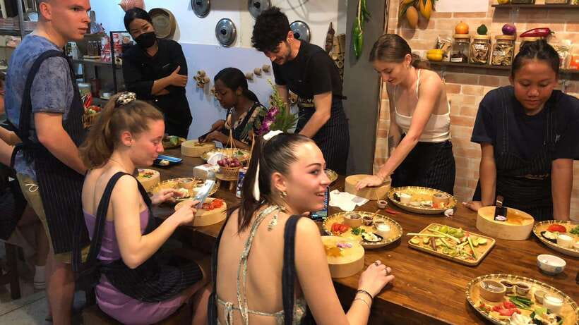 Bangkok: Tingly Thai Cooking School Half-Day Cooking Class - The morning market adds real context