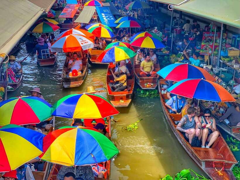 Bangkok: Train Market & Floating Market with Boat Ride - The short transfer to Mae Klong