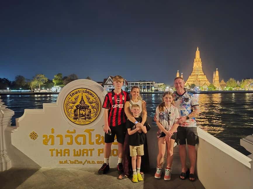 Bangkok: Tuk Tuk Adventure Chinatown Michelin Food & Temples - Wat Arun, Wat Pho, and the Grand Palace by night