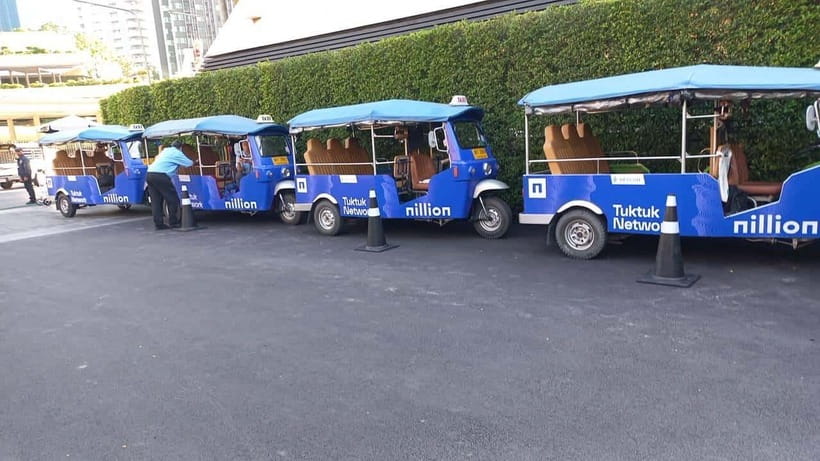 Bangkok: Tuk Tuk Day Pass App & Boat Chao Phraya River - Riding Bangkok’s electric tuk-tuks