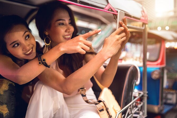 Bangkok Tuk-Tuk Tour by Night with Chinatown Street Food Meal - Wat Arun from the Chao Phraya River