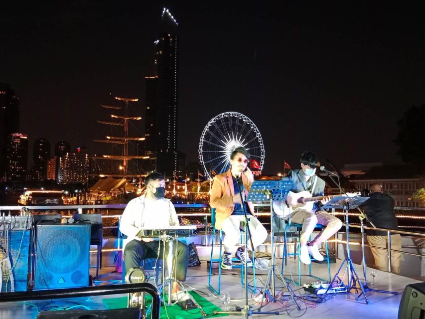 Bangkok: White Orchid Chao Phraya Dinner Cruise - The sunset sailing from 5:00 PM to 6:45 PM