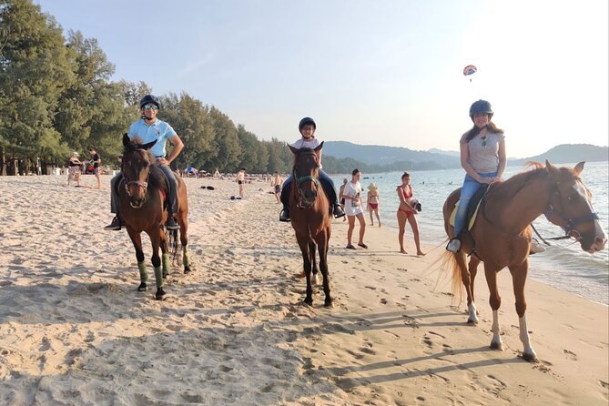 Beach Horse Riding Activity in Phuket - The horses, guides, and photo opportunities