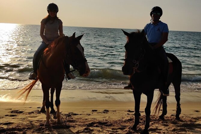 Beach Horse Riding At Sunset In Phuket - Riding the length of Kamala Beach