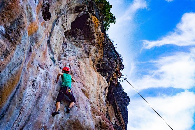 Beginner's Full Day Rock Climbing and Caving Tours at Railay Beach in Krabi - The cave walk and Railay viewpoint rappel