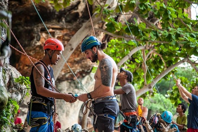 Beginner's Half-Day Rock Climbing Tours at Railay Beach Krabi - From hotel pickup to the Real Rocks check-in