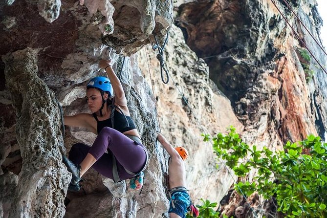 Beginner's Half-Day Rock Climbing Tours at Railay Beach Krabi - Beach time, views, and the parts between climbs