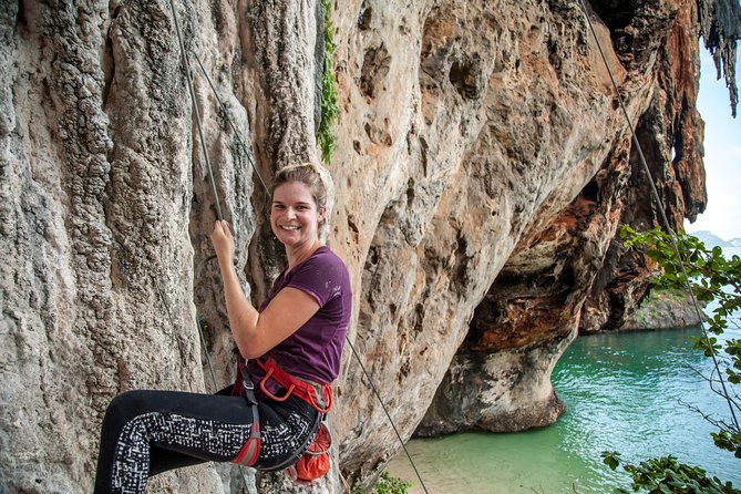 Beginner's Half-Day Rock Climbing Tours at Railay Beach Krabi - The safety lesson and equipment fitting
