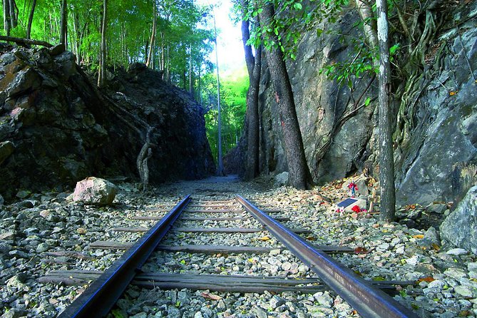 Bridge over River Kwai and Hellfire Pass Tour with Train Ride - Crossing the River Khwae Bridge