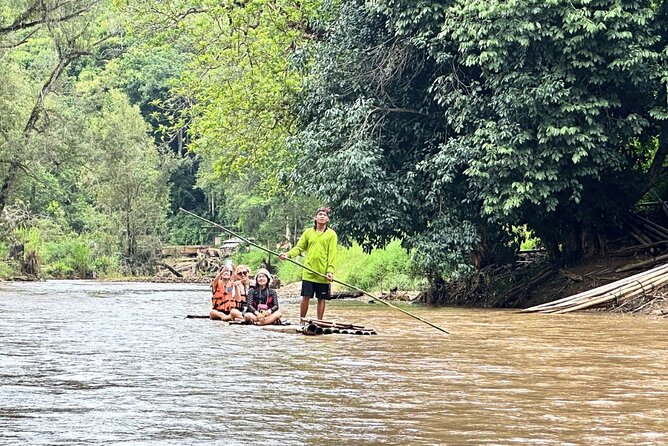 Chiang Mai Adventure ATV Secret Waterfall and Bamboo Rafting - Bamboo rafting on the Wang River
