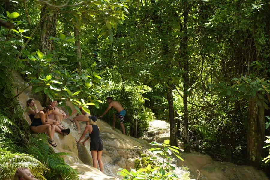Chiang Mai: Bua Thong Sticky Waterfall & Huge Cave & Buffet - What the climb feels like in practice