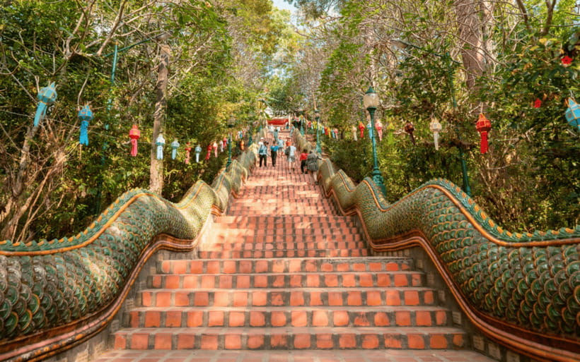 Chiang Mai: Doi Suthep Temple and Waterfall by Songtaew Trio - Morning or afternoon: choosing the better departure