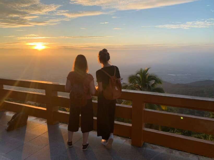 Chiang Mai: Doi Suthep, Wat Umong, and Pha Lat Sunrise Tour - The Kruba Srivichai Monument and local Buddhist life