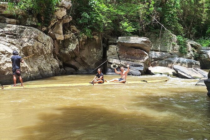 Chiang Mai Elephant Sanctuary Observation and Bamboo Rafting - Changing into Karen clothing at Thung Luang