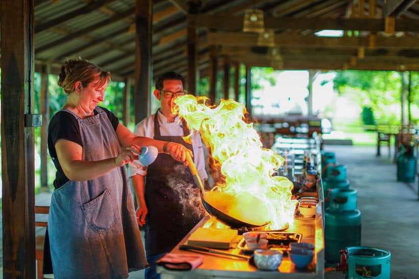 Chiang Mai: HALF-DAY COOKING COURSE at a Thai Cooking Farm - Demonstrations are brief, then you take over