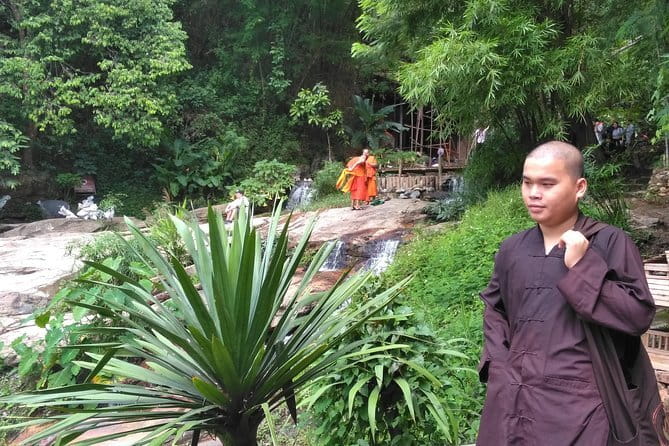 Chiang Mai: Inthanon, Elephant Sanctuary Observation & Waterfall - The Twin Royal Stupas and their gardens